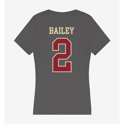 Boston College - NCAA Men's Basketball : Jack Bailey - Women's V-Neck T-Shirt-1