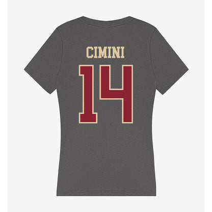 Boston College - NCAA Baseball : Vince Cimini - Women's V-Neck T-Shirt-1