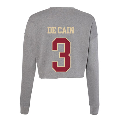 Boston College - NCAA Women's Field Hockey : Alexandra De Cain - Women's Cropped Crew Fleece-1