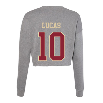 Boston College - NCAA Women's Ice Hockey : Jansen Lucas - Women's Cropped Crew Fleece-1