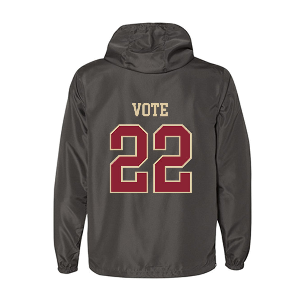 Boston College - NCAA Men's Ice Hockey : Will Vote - Windbreaker-1