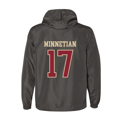 Boston College - NCAA Men's Ice Hockey : Aram Minnetian - Windbreaker-1