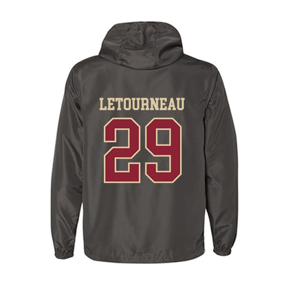 Boston College - NCAA Men's Ice Hockey : Dean Letourneau - Windbreaker-1