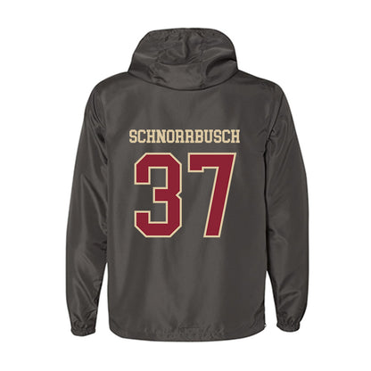 Boston College - NCAA Football : Zach Schnorrbusch - Windbreaker-1