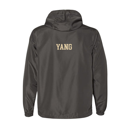 Boston College - NCAA Men's Fencing : Adam Yang - Windbreaker-1