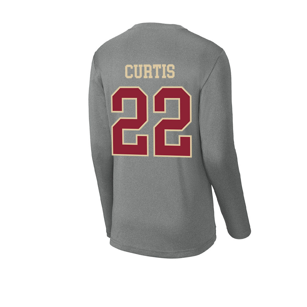 Boston College - NCAA Women's Volleyball : Savannah Curtis - Activewear Long Sleeve T-Shirt-1