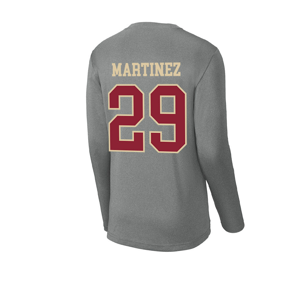 Boston College - NCAA Football : Cameron Martinez - Activewear Long Sleeve T-Shirt-1