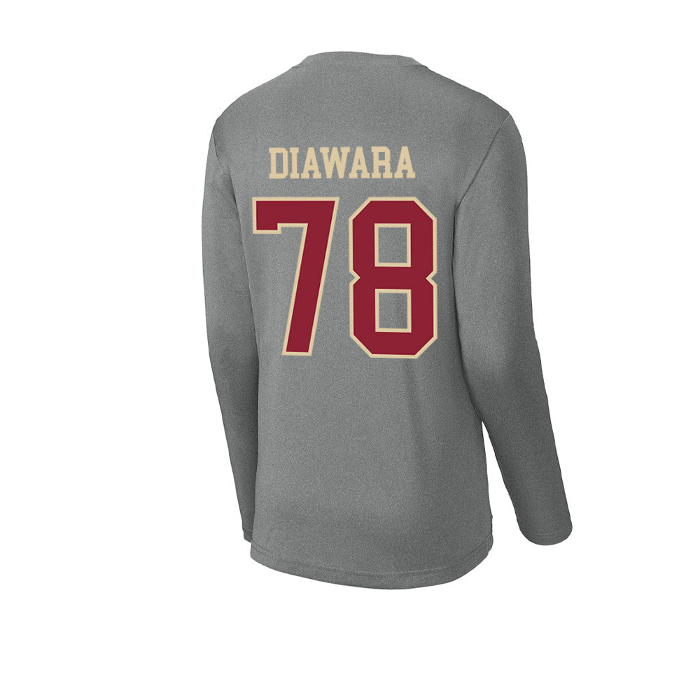 Boston College - NCAA Football : Souleye Diawara - Activewear Long Sleeve T-Shirt-1