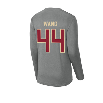 Boston College - NCAA Baseball : Nicholas Wang - Activewear Long Sleeve T-Shirt-1