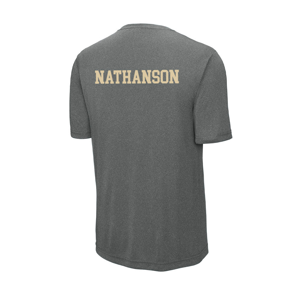 Boston College - NCAA Men's Swimming & Diving : Jonah Nathanson - Activewear T-Shirt-1
