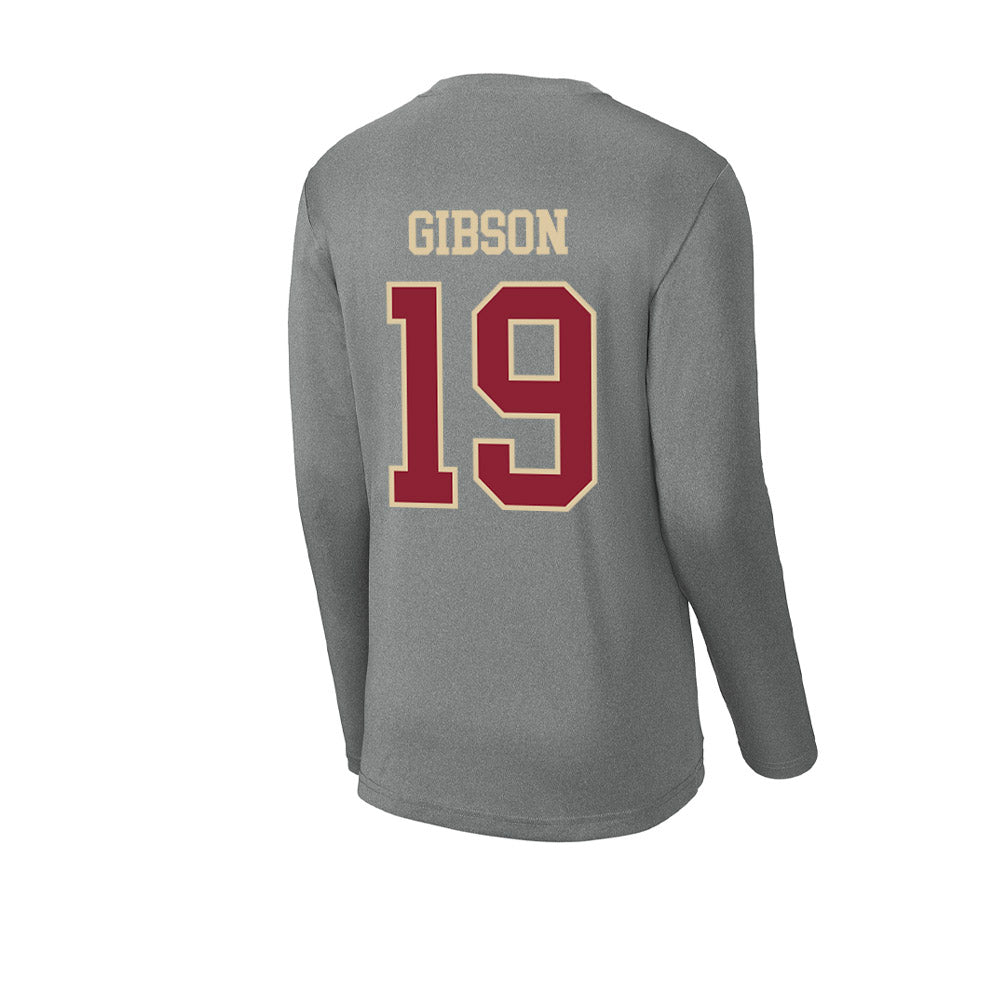 Boston College - NCAA Men's Soccer : Connor Gibson - Activewear Long Sleeve T-Shirt-1