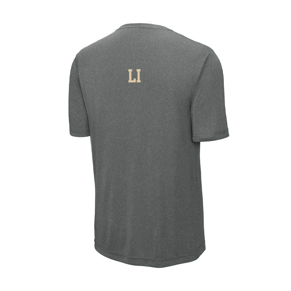 Boston College - NCAA Men's Fencing : Eric Li - Activewear T-Shirt-1