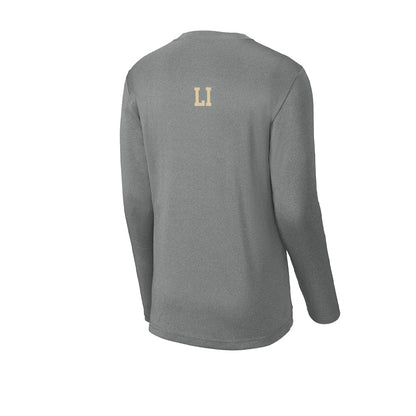 Boston College - NCAA Men's Fencing : Eric Li - Activewear Long Sleeve T-Shirt-1