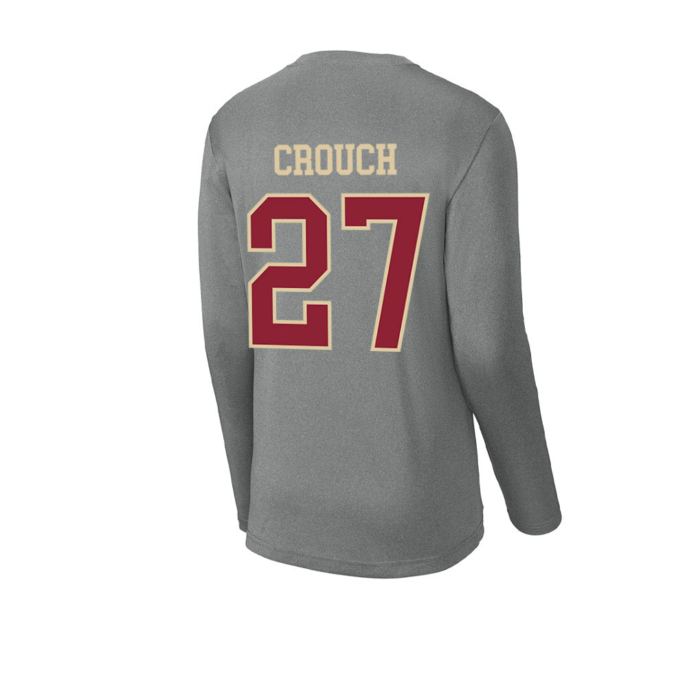 Boston College - NCAA Football : Daveon Crouch - Activewear Long Sleeve T-Shirt-1