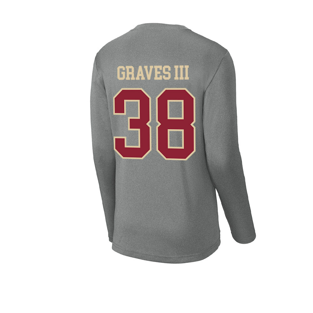Boston College - NCAA Football : Will Graves III - Activewear Long Sleeve T-Shirt-1