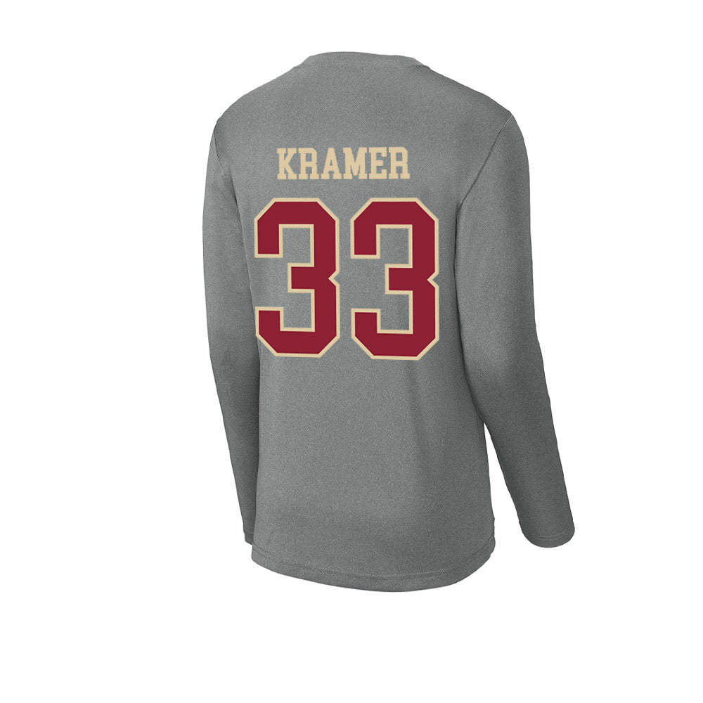 Boston College - NCAA Women's Field Hockey : Charlotte Kramer - Activewear Long Sleeve T-Shirt-1