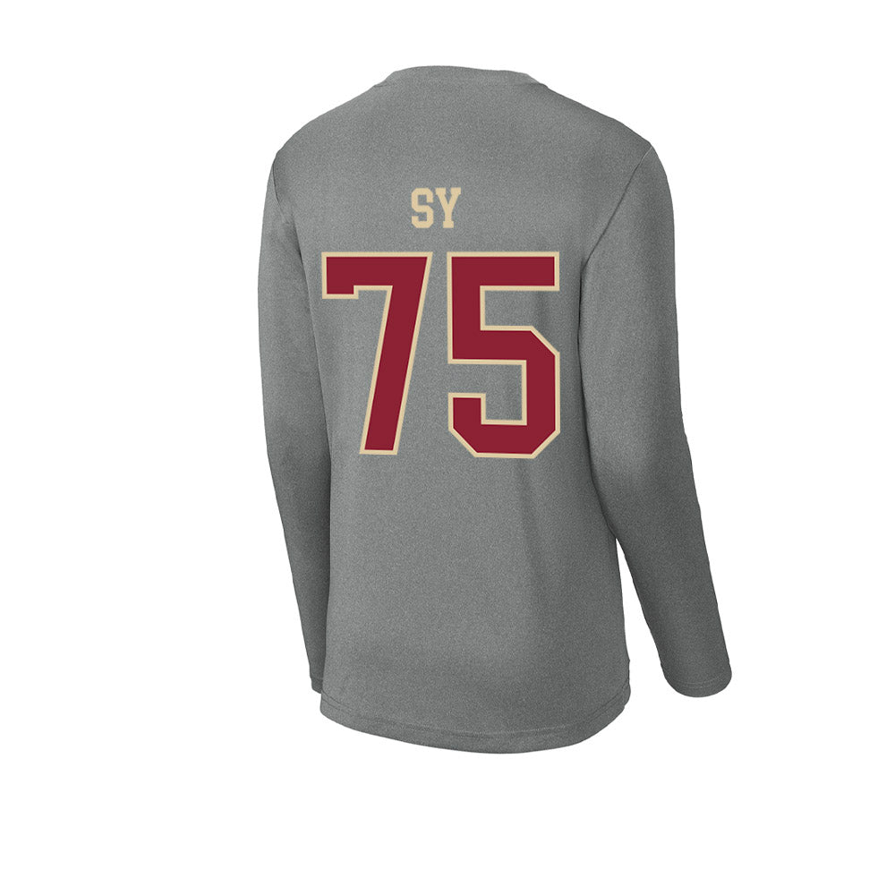 Boston College - NCAA Football : Pape Sy - Activewear Long Sleeve T-Shirt-1