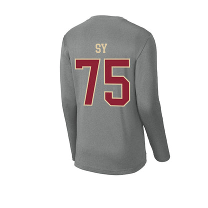Boston College - NCAA Football : Pape Sy - Activewear Long Sleeve T-Shirt-1