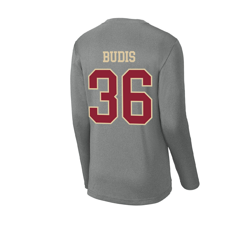 Boston College - NCAA Baseball : Sean Budis - Activewear Long Sleeve T-Shirt-1