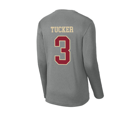 Boston College - NCAA Football : Max Tucker - Activewear Long Sleeve T-Shirt-1
