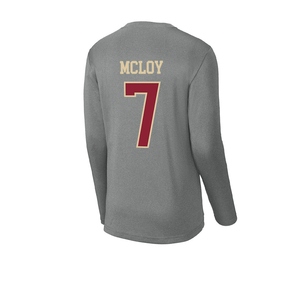 Boston College - NCAA Women's Lacrosse : Brooke McLoy - Activewear Long Sleeve T-Shirt-1