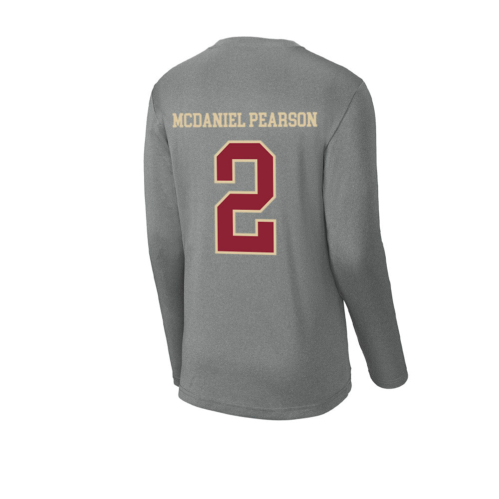Boston College - NCAA Women's Basketball : Teionni McDaniel Pearson - Activewear Long Sleeve T-Shirt-1
