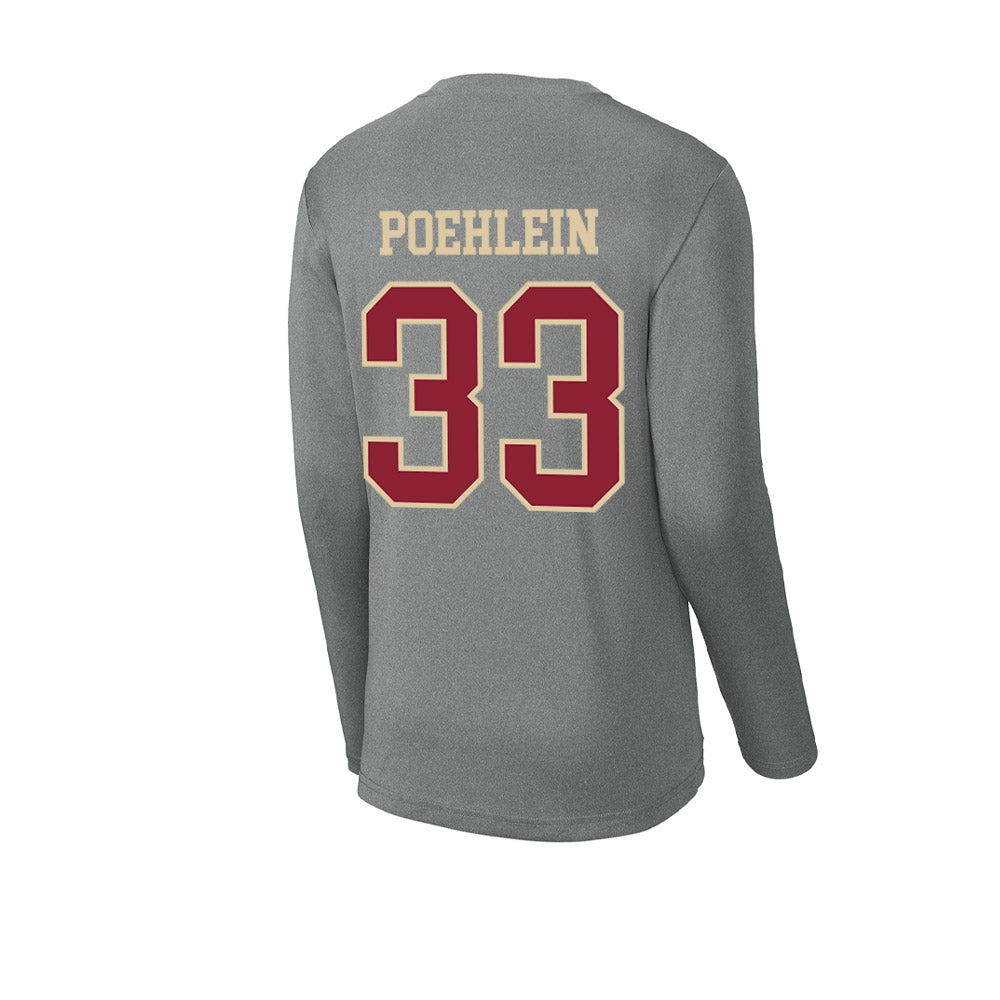 Boston College - NCAA Women's Volleyball : Isabelle Poehlein - Activewear Long Sleeve T-Shirt-1