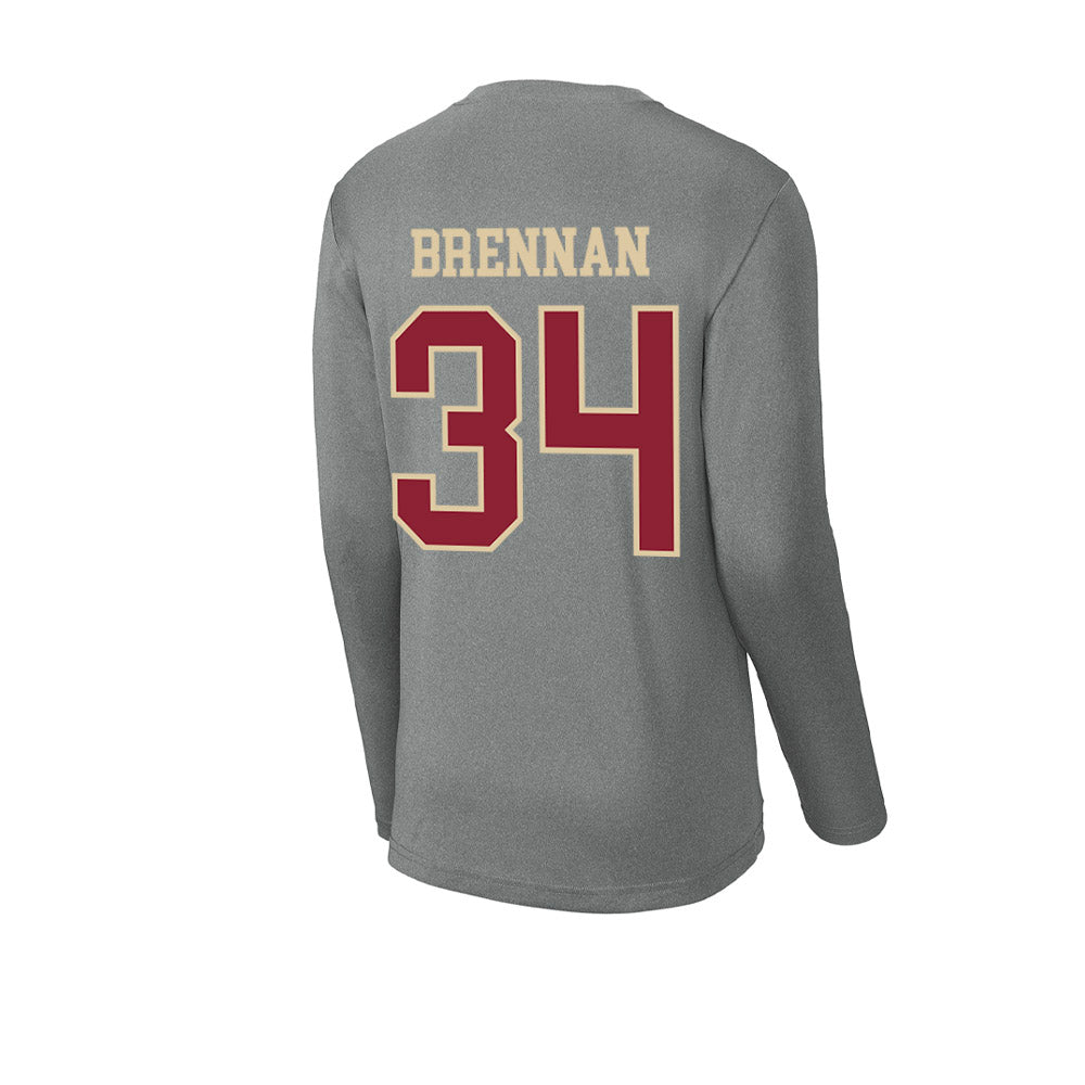 Boston College - NCAA Football : Duke Brennan - Activewear Long Sleeve T-Shirt-1