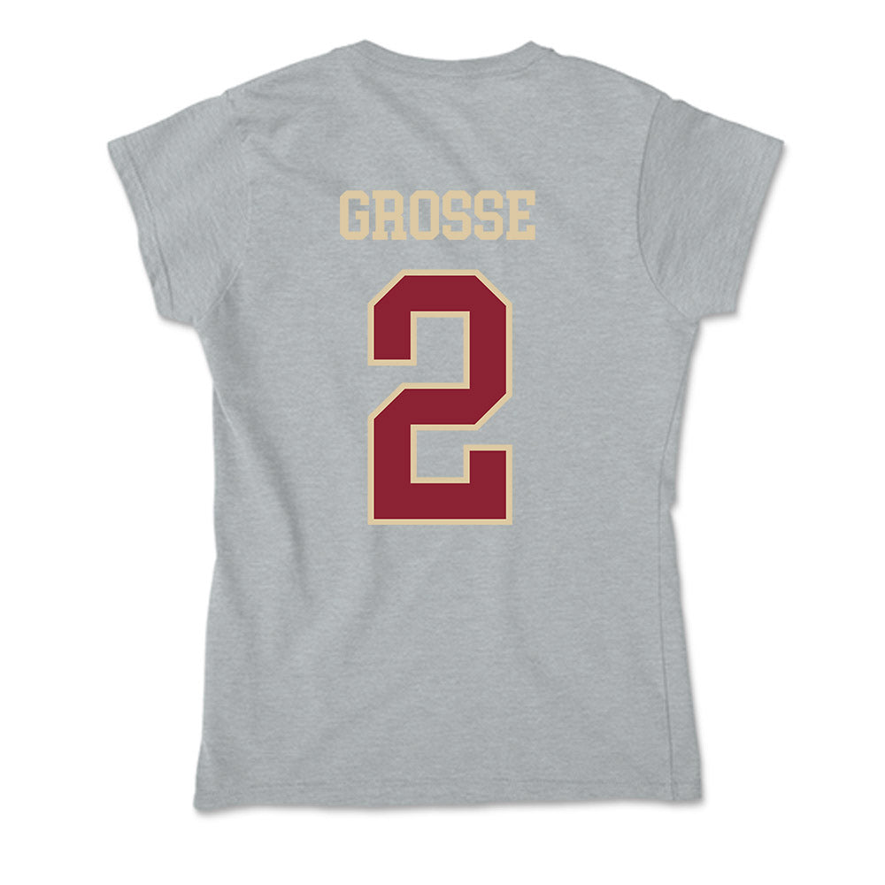Boston College - NCAA Women's Soccer : Natalie Grosse - Soft Style Women’s T-Shirt-1