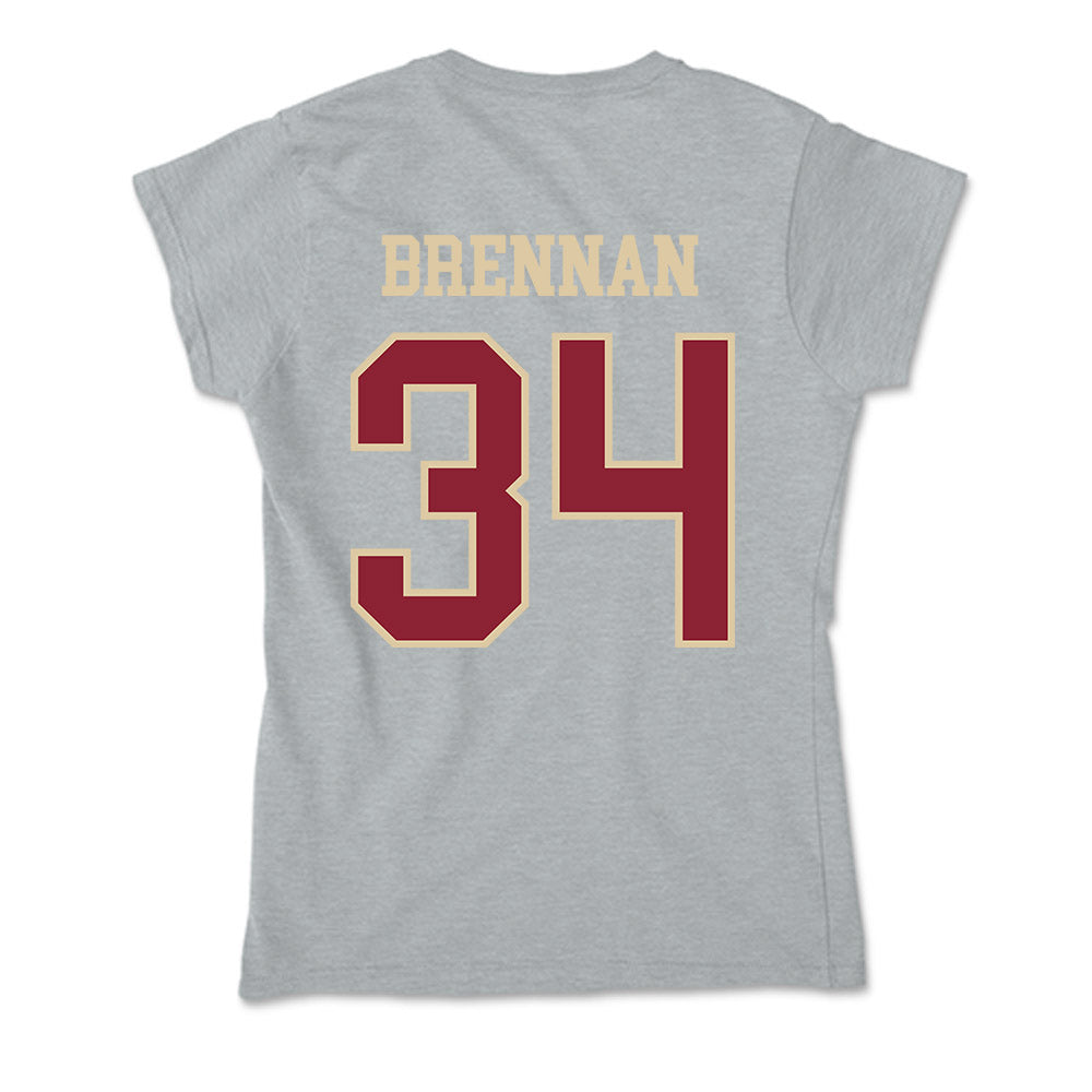 Boston College - NCAA Football : Duke Brennan - Soft Style Women’s T-Shirt-1