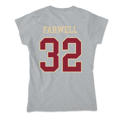 Boston College - NCAA Men's Soccer : Aidan Farwell - Soft Style Women’s T-Shirt-1