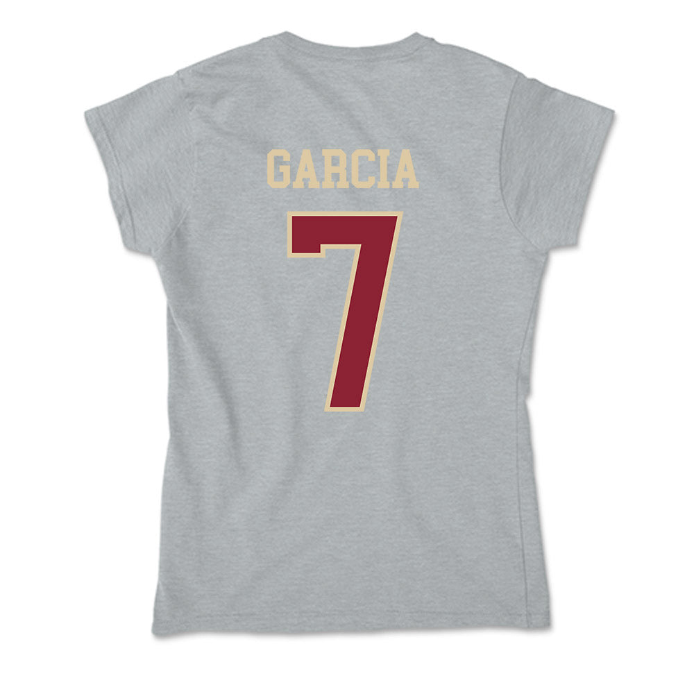 Boston College - NCAA Baseball : Esteban Garcia - Soft Style Women’s T-Shirt-1