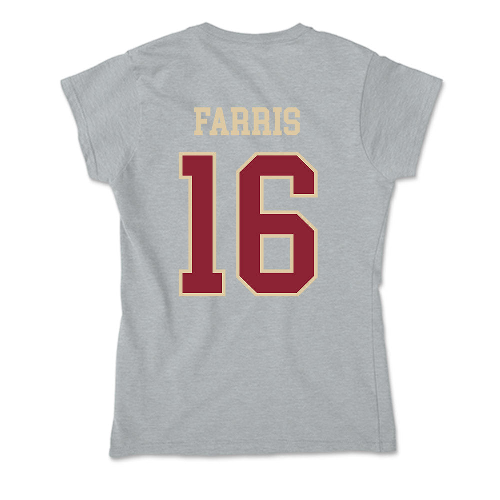 Boston College - NCAA Football : Isaiah Farris - Soft Style Women’s T-Shirt-1