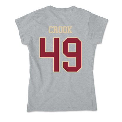 Boston College - NCAA Football : Cooper Crook - Soft Style Women’s T-Shirt-1