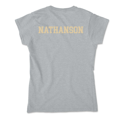 Boston College - NCAA Men's Swimming & Diving : Jonah Nathanson - Soft Style Women’s T-Shirt-1