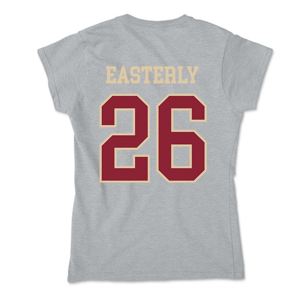 Boston College - NCAA Women's Soccer : Emmy Easterly - Soft Style Women’s T-Shirt-1