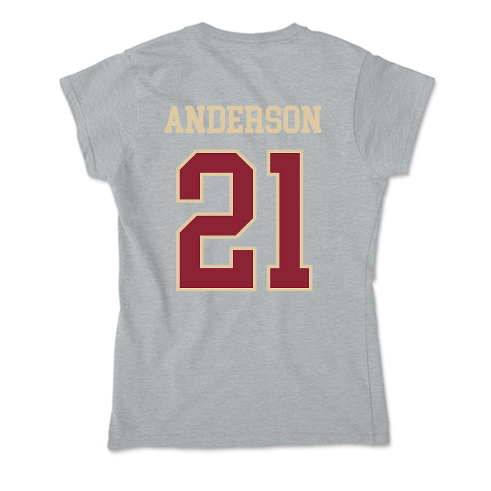 Boston College - NCAA Women's Basketball : Amirah Anderson - Soft Style Women’s T-Shirt-1