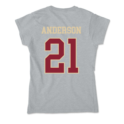 Boston College - NCAA Women's Basketball : Amirah Anderson - Soft Style Women’s T-Shirt-1