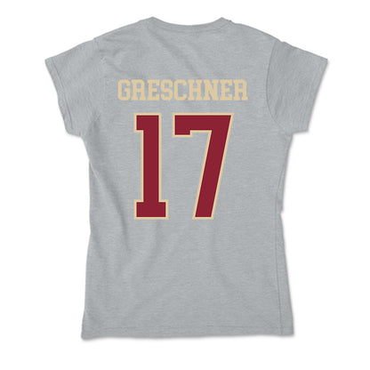 Boston College - NCAA Men's Tennis : Matvey Greschner - Soft Style Women’s T-Shirt-1