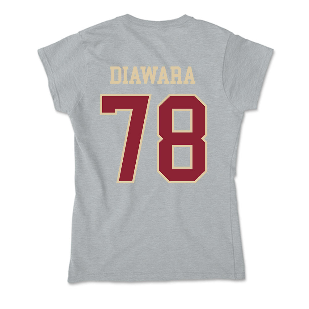 Boston College - NCAA Football : Souleye Diawara - Soft Style Women’s T-Shirt-1