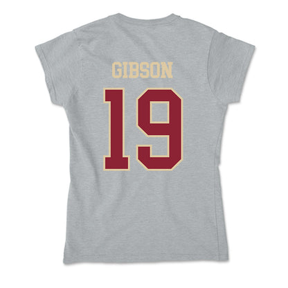 Boston College - NCAA Men's Soccer : Connor Gibson - Soft Style Women’s T-Shirt-1