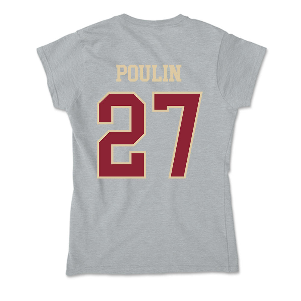 Boston College - NCAA Women's Soccer : Lydia Poulin - Soft Style Women’s T-Shirt-1