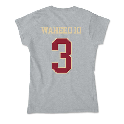 Boston College - NCAA Men's Basketball : Akbar Waheed III - Soft Style Women’s T-Shirt-1
