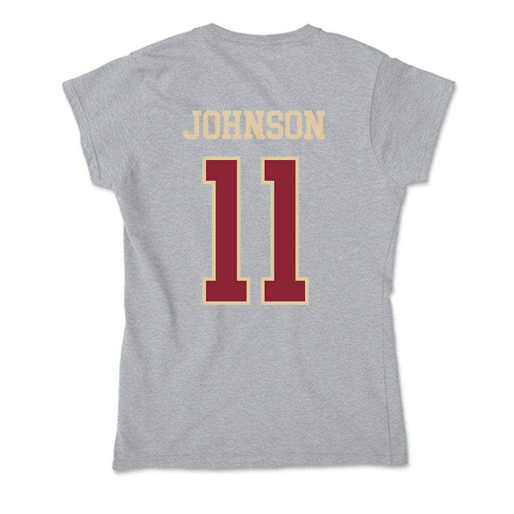 Boston College - NCAA Baseball : Gunnar Johnson - Soft Style Women’s T-Shirt-1