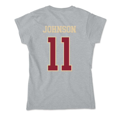 Boston College - NCAA Baseball : Gunnar Johnson - Soft Style Women’s T-Shirt-1