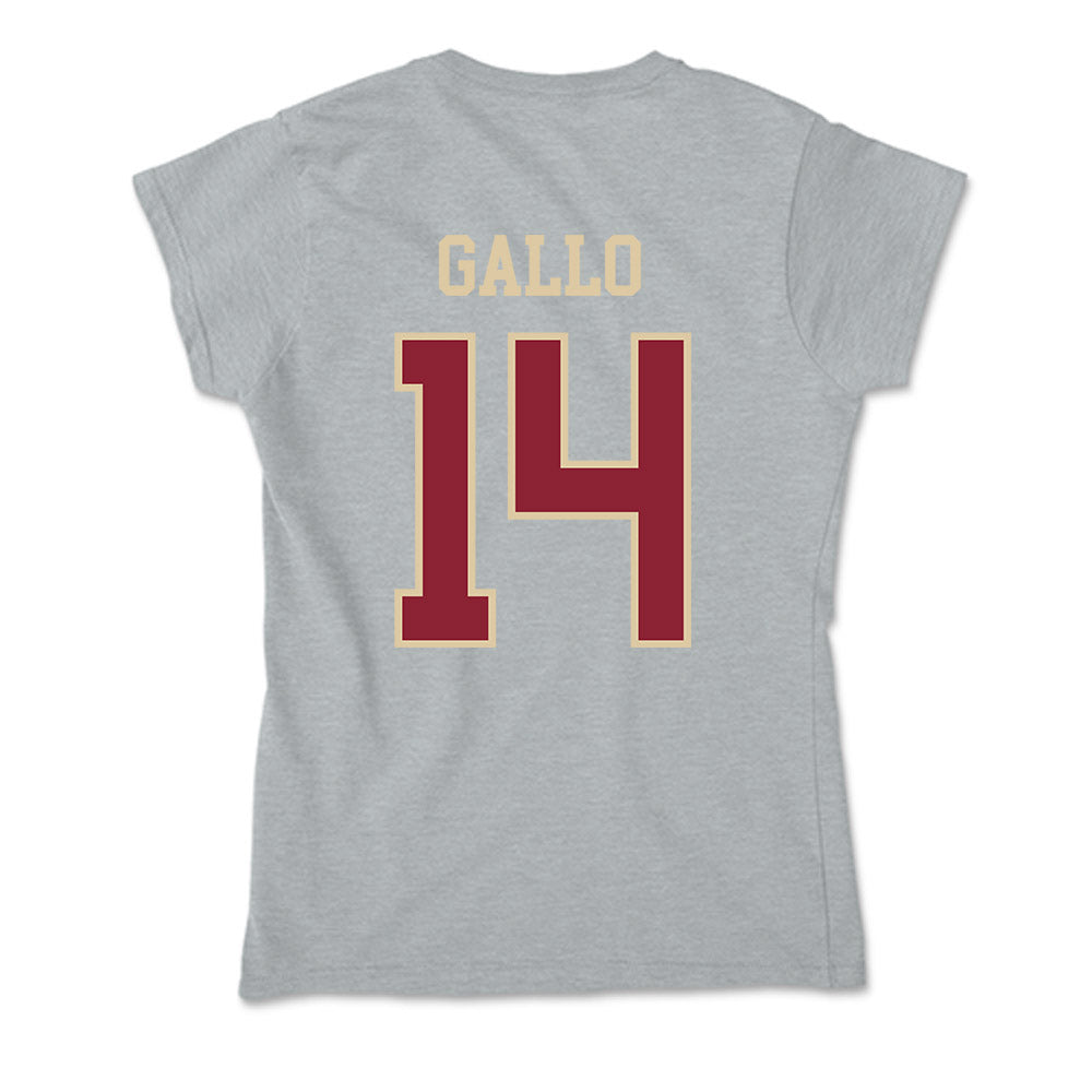 Boston College - NCAA Baseball : Luke Gallo - Soft Style Women’s T-Shirt-1