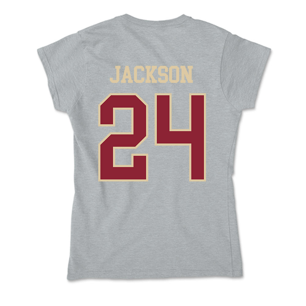 Boston College - NCAA Football : Amari Jackson - Soft Style Women’s T-Shirt-1