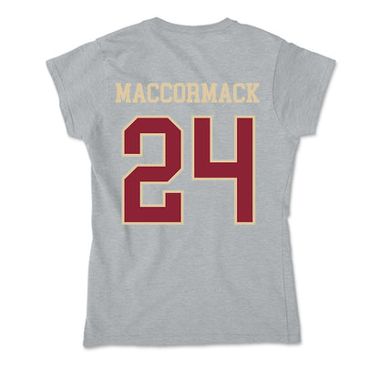 Boston College - NCAA Football : Bo MacCormack - Soft Style Women’s T-Shirt-1