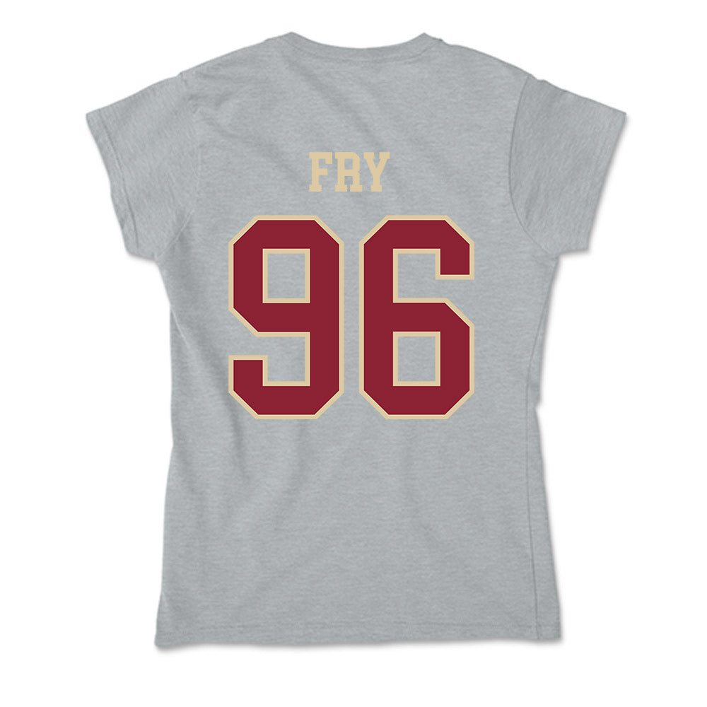 Boston College - NCAA Football : Jayden Fry - Soft Style Women’s T-Shirt-1