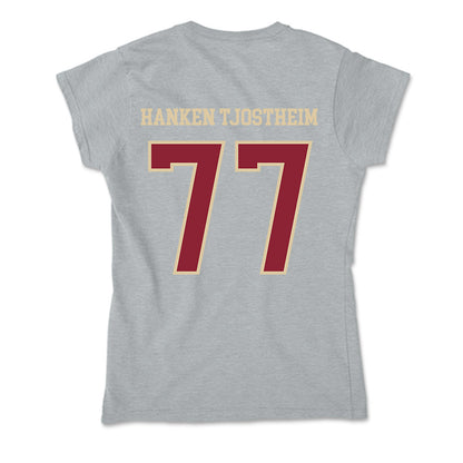 Boston College - NCAA Men's Soccer : Johannes Hanken Tjostheim - Soft Style Women’s T-Shirt-1